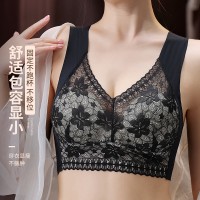 严选少女聚拢小胸专用美背文胸罩大胸显小薄款抹胸汕头无痕内衣