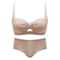 提拉公主杯内衣女小胸聚拢显大半杯无痕无钢圈收副乳防下垂文胸罩