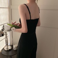 新款法式美背性感内衣搭蕾丝吊带短款百搭裹胸显瘦抹胸露背文胸