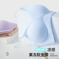 俞兆林超薄果冻软支撑空气杯无痕女士内衣文胸夏季凉感抗菌内衣