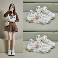 2024春季新款韩版老爹鞋学生厚底运动鞋女ins潮增高休闲鞋C