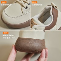2024春季小白鞋新款韩版ins运动跑步女学生厚底增高休闲鞋XQ5801