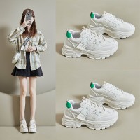 ins韩版新款老爹鞋女2024春季学生运动跑步鞋休闲厚底增高街拍T83