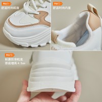 ins韩版新款老爹鞋女2024春季学生运动跑步鞋休闲厚底增高街拍T83