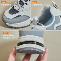 ins韩版新款老爹鞋女2024春季学生运动跑步鞋休闲厚底增高BL