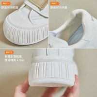 ins韩版小白鞋女2024春季新款增高学生板鞋女厚底街拍休闲鞋MA02