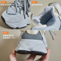 2024韩版春季新款老爹女鞋ins潮系带厚底学生运动休闲增高BA2808