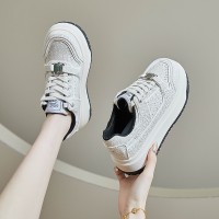 2024春季小白鞋新款韩版ins女学生厚底增高运动板鞋休闲街拍MB01