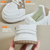 ins韩版小白鞋女2024春季新款增高学生板鞋女厚底街拍休闲ZY1029