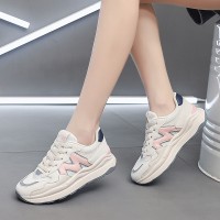 韩版老爹鞋女2024春季新款透气学生运动鞋女厚底增高休闲潮鞋2233