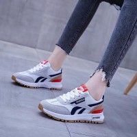 鞋子女2024新款时尚平底休闲潮流初中学生网面透气跑步运动鞋