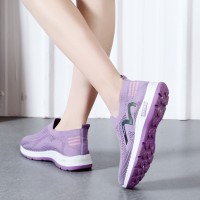 鞋子女2024新款外贸女鞋健步鞋舒适软底中老年妈妈鞋老北京布鞋女