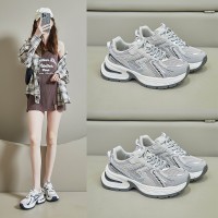 ins韩版新款老爹鞋女2024春季学生运动跑步鞋休闲鞋厚底增高BS119