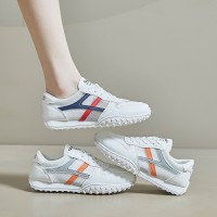 ins韩版阿甘鞋女潮2024夏季网面透气新款学生跑步运动小白鞋DY312