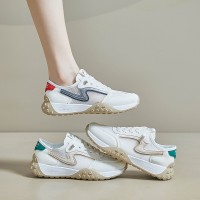 ins韩版阿甘鞋女潮2024夏季网面透气新款学生跑步运动小白鞋N