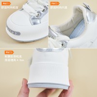 ins韩版小白鞋女2024夏季新款厚底增高学生板鞋透气休闲街拍Y7606