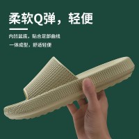 踩屎感拖鞋男士夏季居家用厚底浴室室内外穿凉拖女