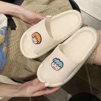踩屎感厚底拖鞋女卡通可爱家用洗澡防滑可外穿凉拖鞋夏季情侣ins