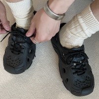 外穿凉鞋软底踩屎感沙滩鞋男女包头拖鞋潮牌懒人洞洞鞋T66