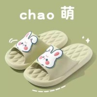 踩屎感拖鞋女外穿新款立体小狗情侣网红凉鞋居家防滑按摩底男拖鞋