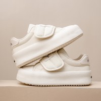 帆布鞋女2024春季新款学生韩版ins百搭厚底板鞋春秋休闲鞋子