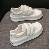 帆布鞋女2024春季新款学生韩版ins百搭厚底板鞋春秋休闲鞋子