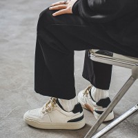 工装德训鞋春季新款真皮休闲低帮复古板鞋男士运动百搭潮鞋男