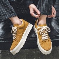 小众复古低帮板鞋男ins潮百搭工装休闲运动鞋厚底鞋YD2975