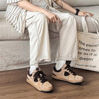 美式复古滑板鞋男春夏透气运动休闲鞋小众厚底男鞋YD9838