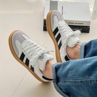 厚底德训鞋男2024春夏情侣款小白鞋增高拼色运动板鞋YD9050