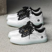 小众风刺绣板鞋男增高日系百搭情侣运动滑板鞋YD9051