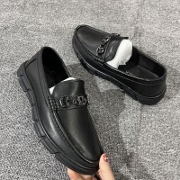 男士休闲豆豆鞋全真皮橡胶大底防滑耐磨