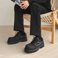高级感暗黑德比鞋男小众设计朋克复古机能鞋大头皮鞋90668