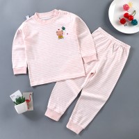 男女宝宝纯棉保暖内衣秋冬新款家居服睡衣婴幼儿秋衣裤小童打底衣