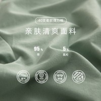 纯棉男士内裤平角裤纯色中腰棉质石墨烯抗菌内裤男四角裤