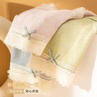 日系内裤女生可爱少女中腰纯棉抑菌裆舒适透气性感蕾丝女士三角裤