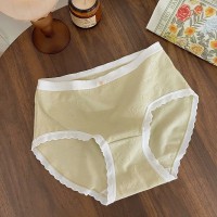【4条装】A类婴儿棉女生纯棉内裤女全棉5A抗菌女士少女款底裤安全