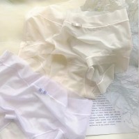 冰丝无痕超薄款速干三角裤大码中腰夏季全棉内裆内裤女士性感秋冬