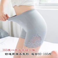 夏季蕾丝安全裤女防走光薄款大码打底裤韩版高腰收腹提臀三分短裤
