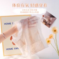 高腰内裤女蕾丝收腹提臀无痕透气亲肤性感网纱舒适新款女生三角裤