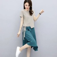 上衣/套装夏天女2024新款时尚洋气夏季宽松裙子两件套女闺蜜装潮