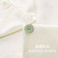 【抗菌新疆棉】秋季法式领拉架棉睡衣女士长袖纯棉春款家居服套装