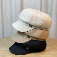 日系春秋帽子女百搭八角帽潮牌韩版贝雷帽夏新款鸭舌帽报童帽遮阳