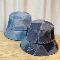 韩版牛仔系列渔夫帽子女春夏百搭素颜盆帽遮脸显脸小防晒遮阳帽潮