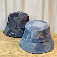 韩版牛仔系列渔夫帽子女春夏百搭素颜盆帽遮脸显脸小防晒遮阳帽潮