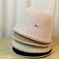 新款棉麻渔夫帽女韩版夏季款光板时尚英伦水桶帽帽出游短檐遮阳帽