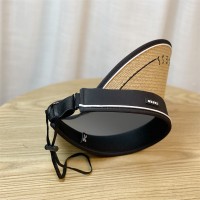 户外防晒大檐空顶帽女夏季防紫外线太阳帽沙滩骑车宽檐遮阳草帽男