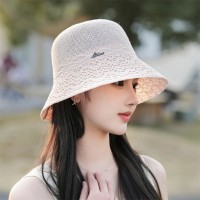 新款冰丝渔夫帽女韩版潮百搭遮阳夏季薄款透气遮脸防晒帽太阳帽子