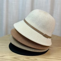 韩版不规则礼帽女春秋遮阳渔夫帽日系气质出游防晒帽薄款透气盆帽