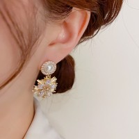 韩式个性精致金属烟花耳坠轻奢小众设计超闪东大门高级感时尚耳环